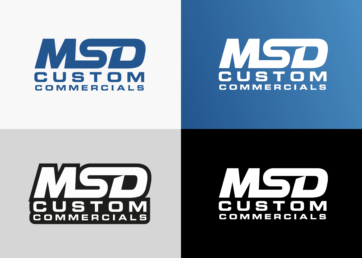 MSD Custom Commercials Logos